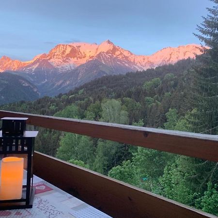 Studio Turquoise Quartier Grattague Vue Montblanc Saint-Gervais-les-Bains Εξωτερικό φωτογραφία