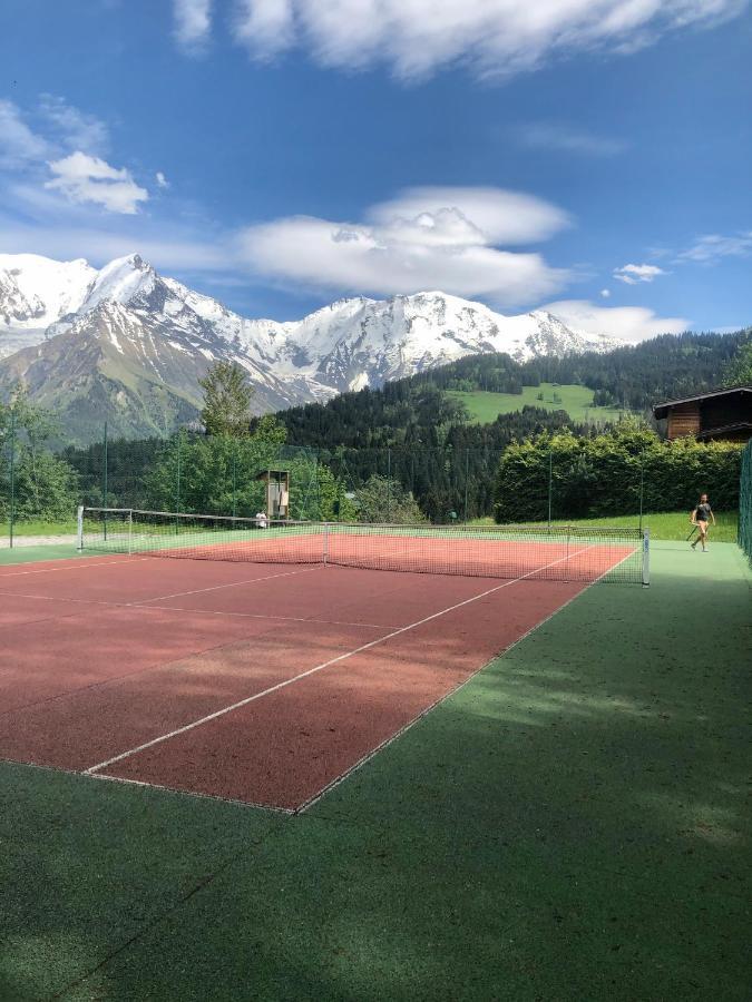 Studio Turquoise Quartier Grattague Vue Montblanc Saint-Gervais-les-Bains Εξωτερικό φωτογραφία