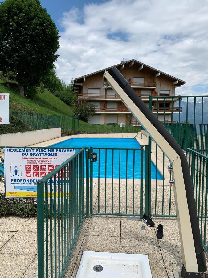 Studio Turquoise Quartier Grattague Vue Montblanc Saint-Gervais-les-Bains Εξωτερικό φωτογραφία