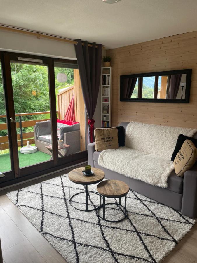 Studio Turquoise Quartier Grattague Vue Montblanc Saint-Gervais-les-Bains Εξωτερικό φωτογραφία