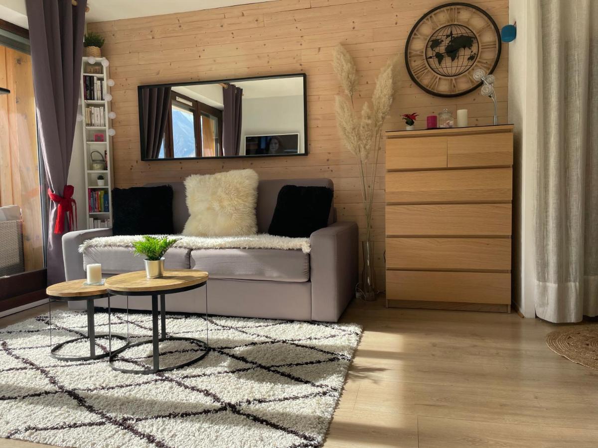 Studio Turquoise Quartier Grattague Vue Montblanc Saint-Gervais-les-Bains Εξωτερικό φωτογραφία